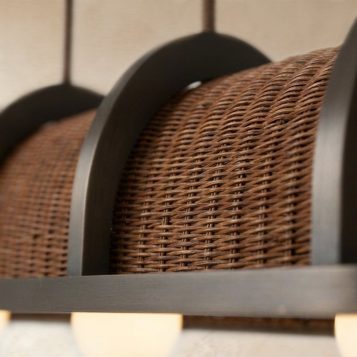 Vetra Metal Pendant Light, cord and ceiling canopy detail