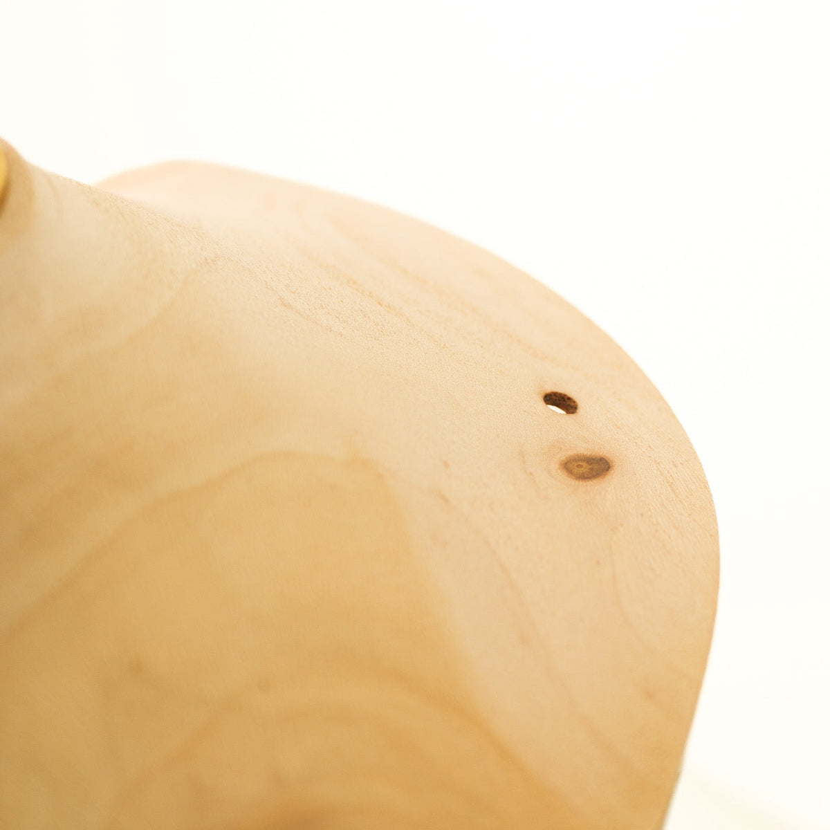 Yakusugi Wabi-sabi Wood Pendant Light, lit after dark