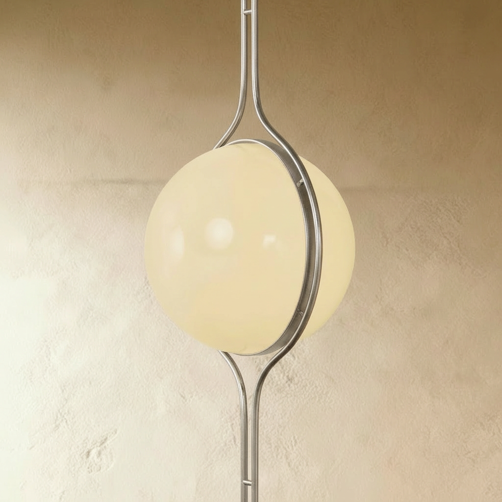 Zuru Floor To Ceiling Lamp - Open Box, shade and diffuser detail