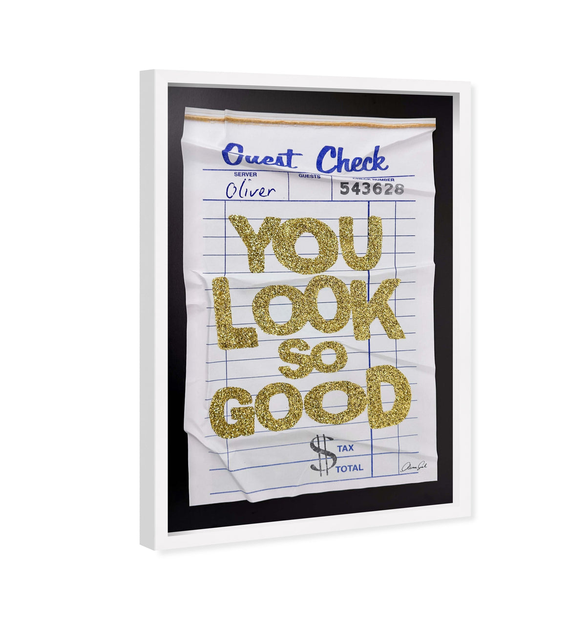 Look Good Gold Check Please