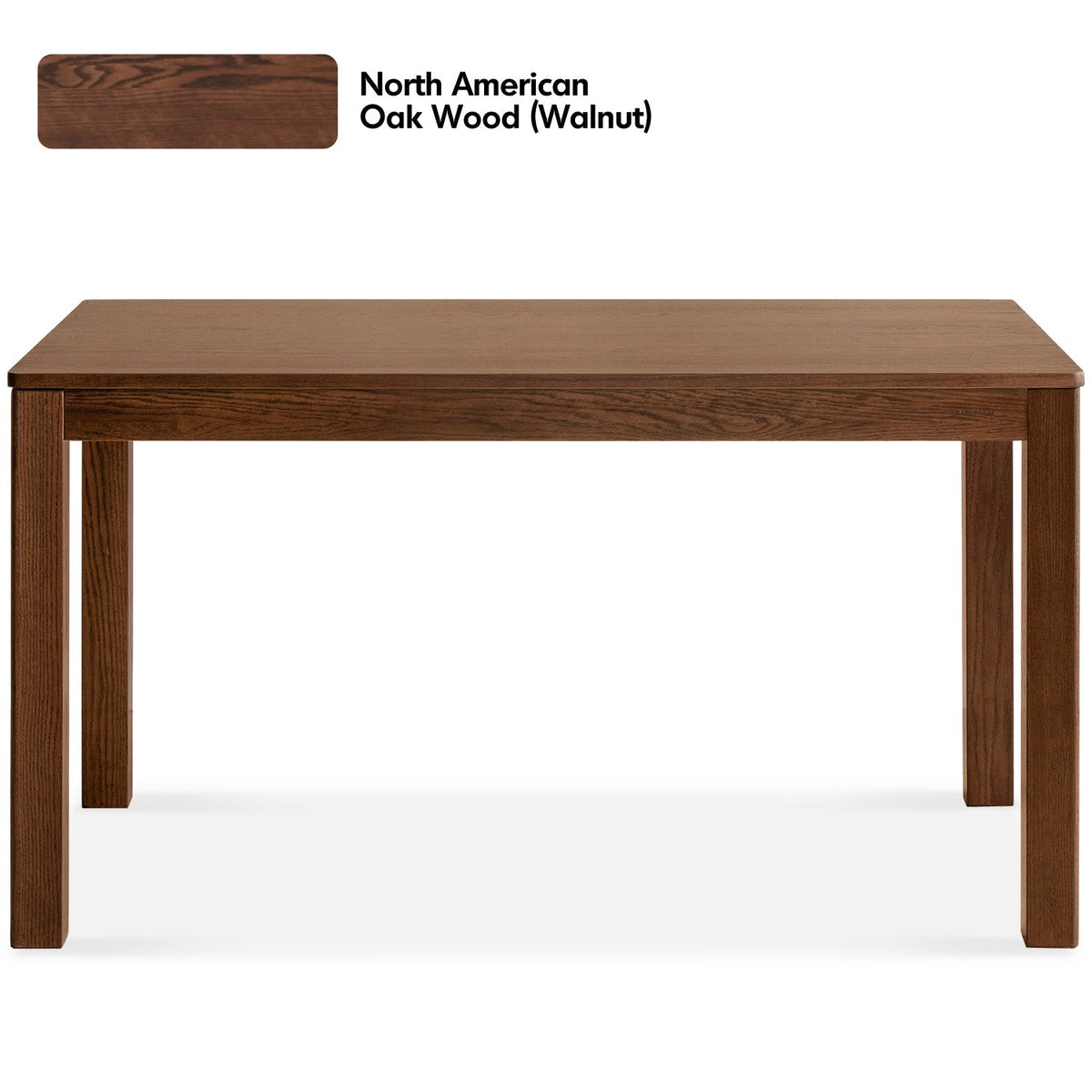 Japandi Oak Wood Dining Table WALDEN