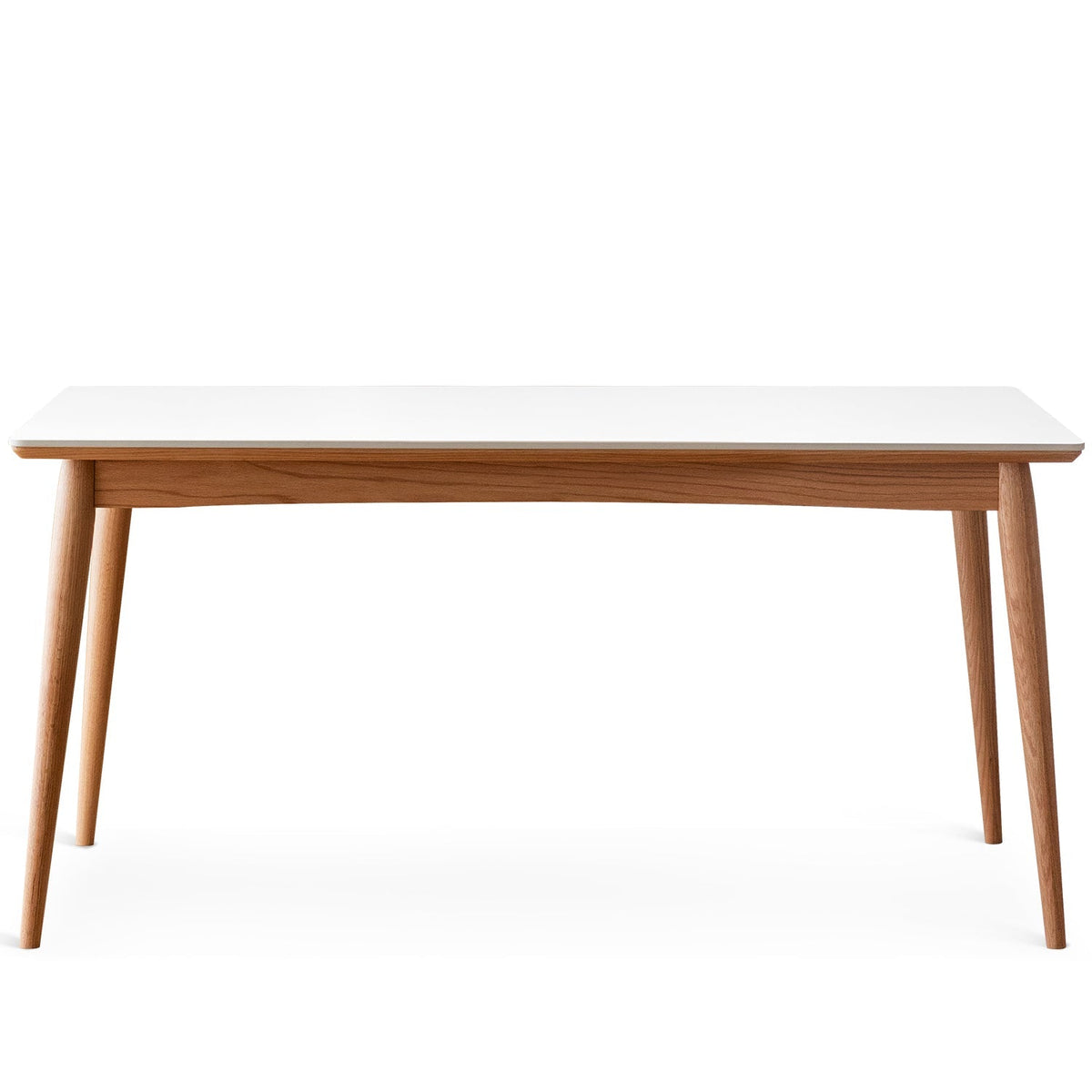 Scandinavian Oak Wood Sintered Stone Dining Table GREEN