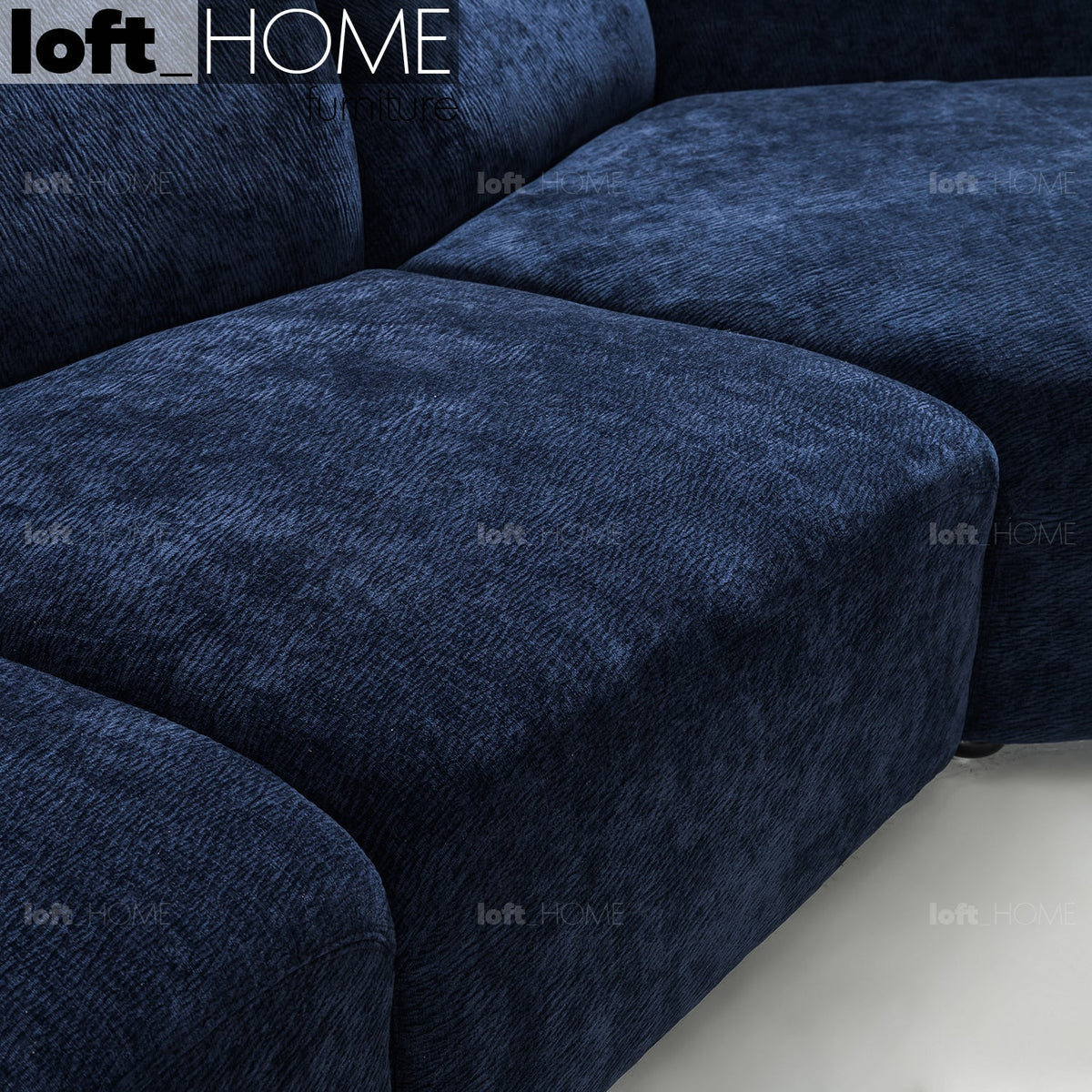 Modern Velvet Fabric L Shape Sectional Sofa FLOWER 4+L