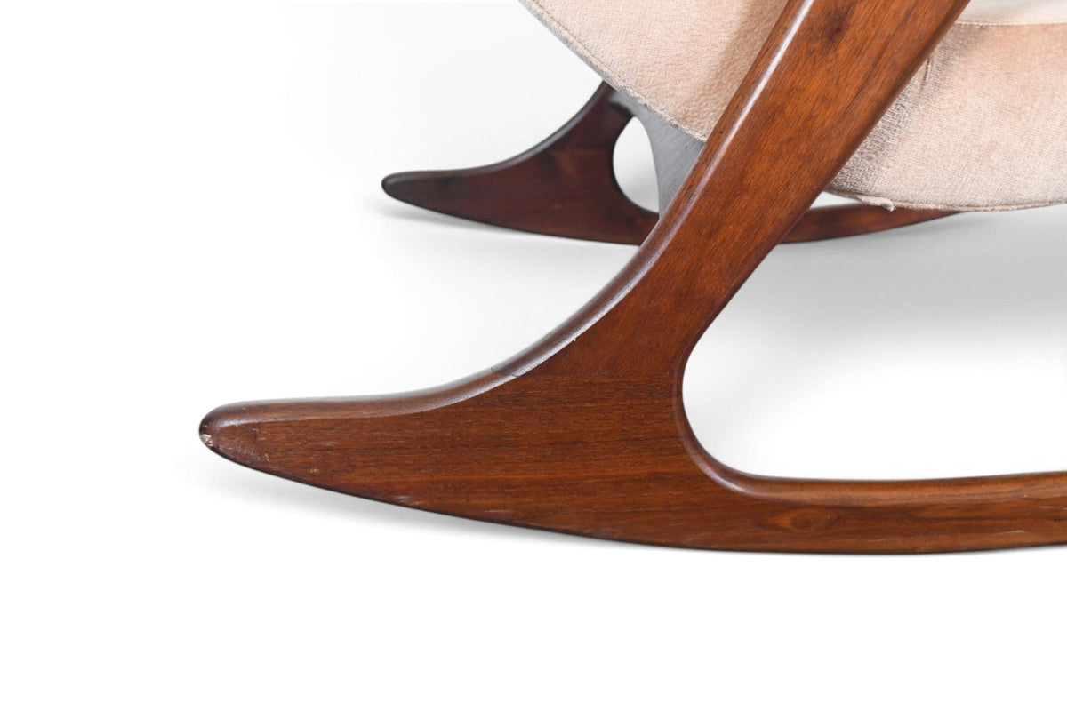 ADRIAN PEARSALL MODEL 812 ORGANIC ROCKING CHAIR IN WALNUT