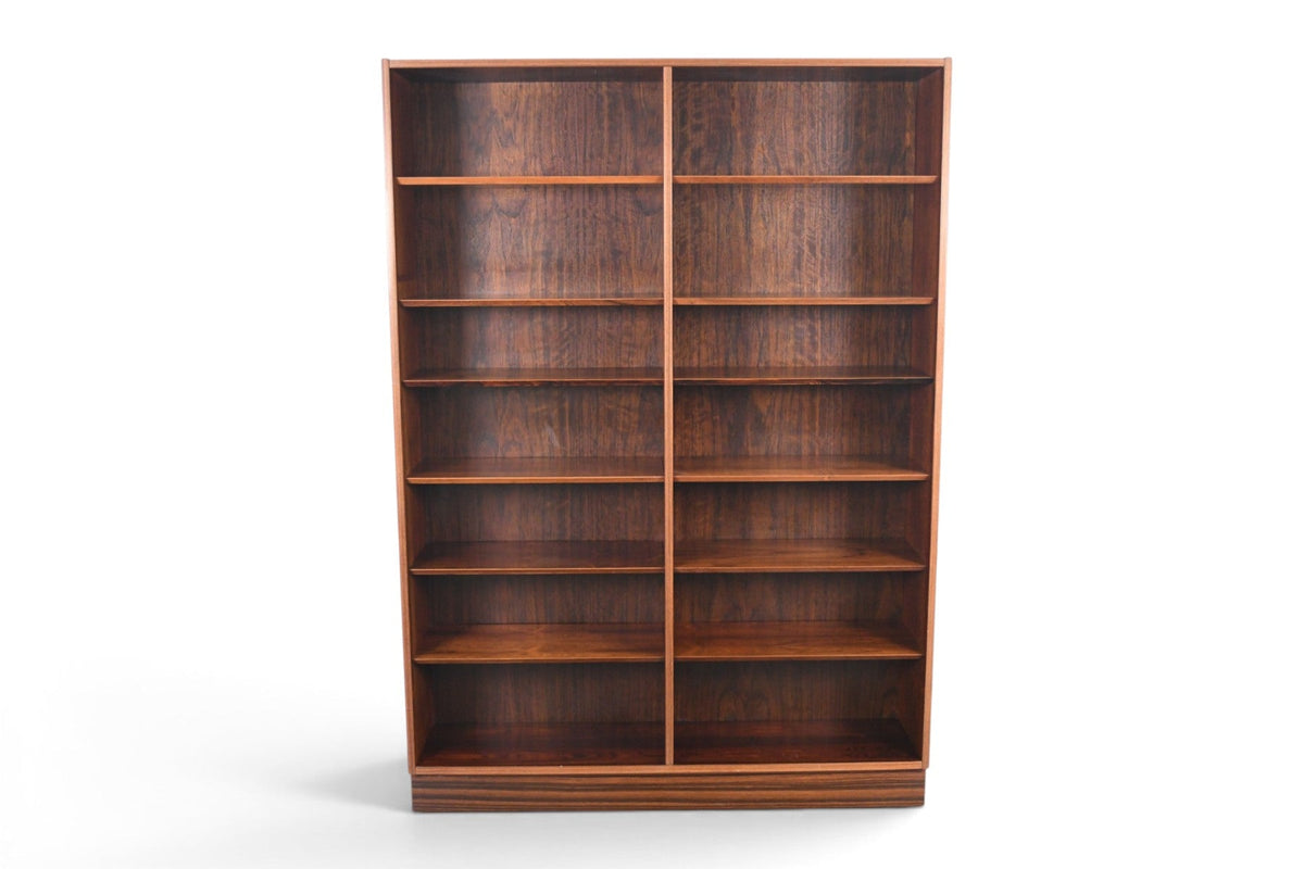 CARLO JENSEN DOUBLE ROSEWOOD BOOKCASE BY HUNDEVAD + CO #1