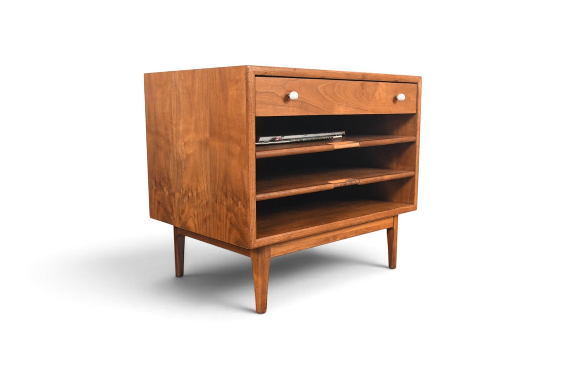 RARE KIPP STEWART FOR DREXEL "DECLARATION" MAGAZINE SIDE TABLE