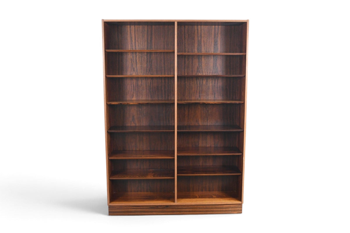 CARLO JENSEN DOUBLE ROSEWOOD BOOKCASE BY HUNDEVAD + CO #3