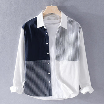 August Patchwork Cotton Shirt