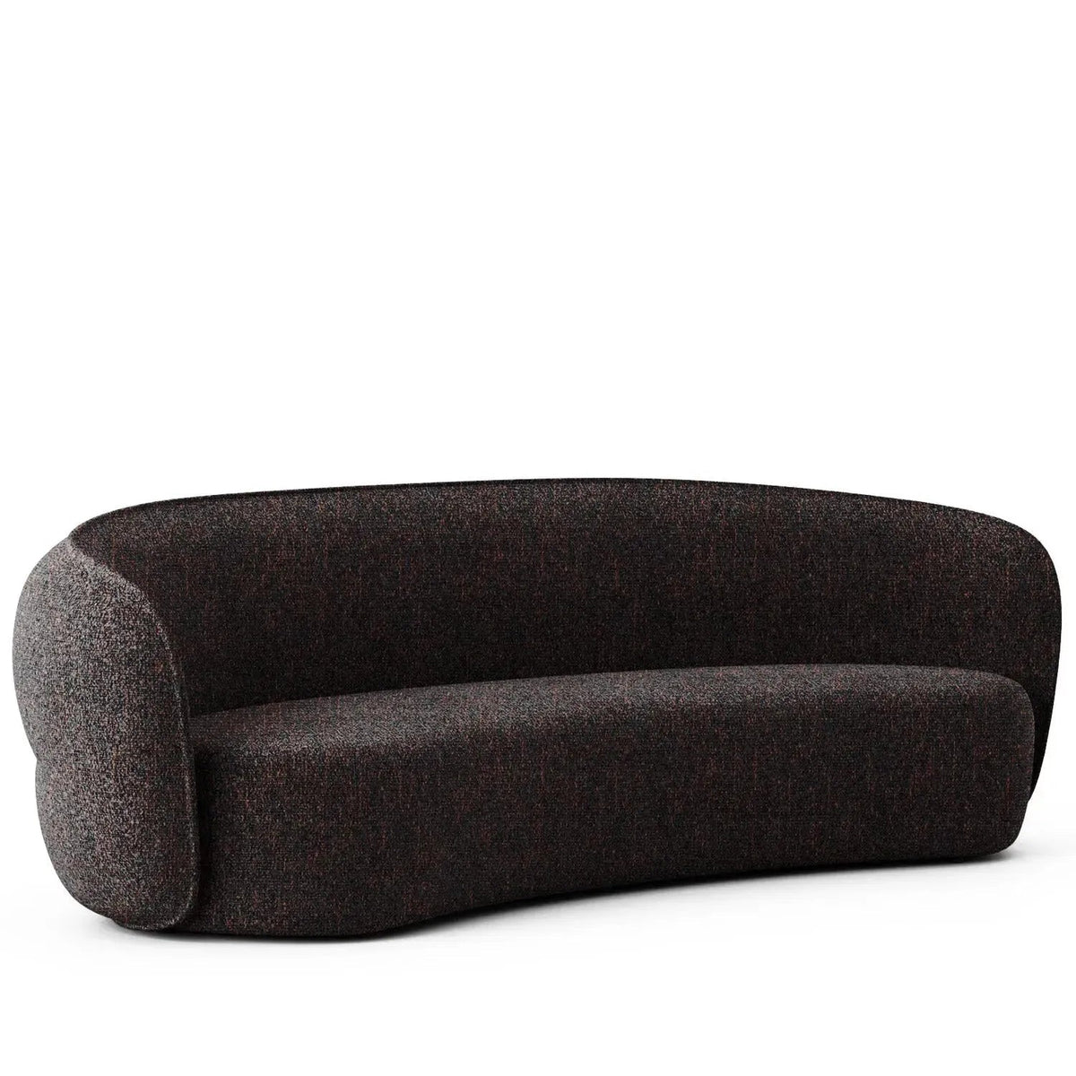 Minimalist Fabric Curved 4 Seater Sofa POD