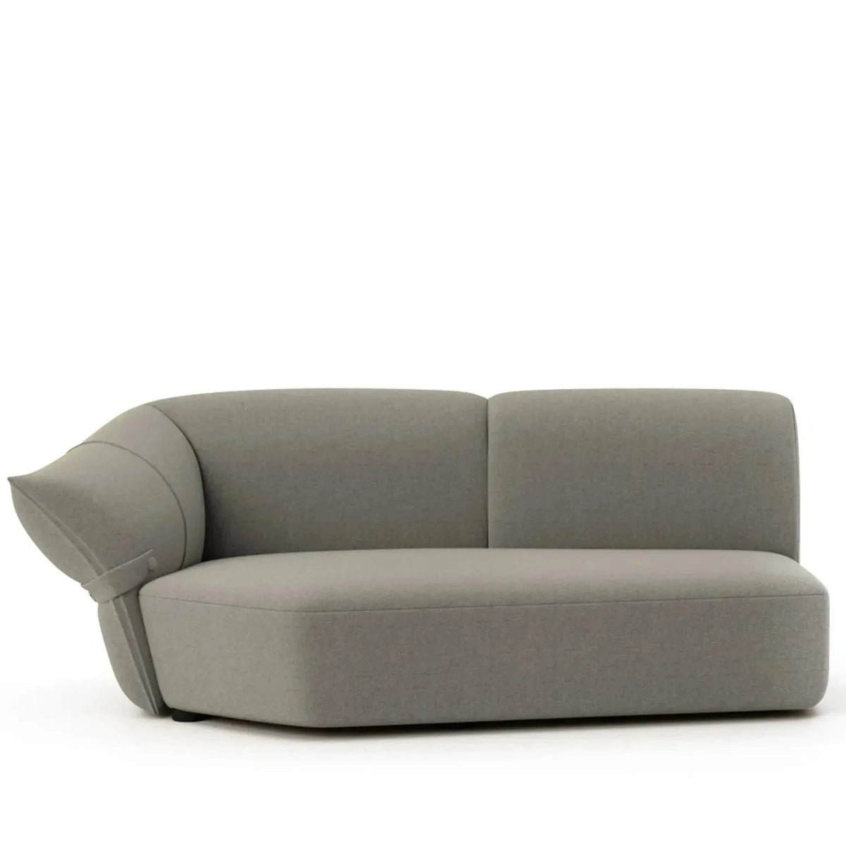 Modern Mixed Weave Fabric Modular Chaise Sofa PETALS