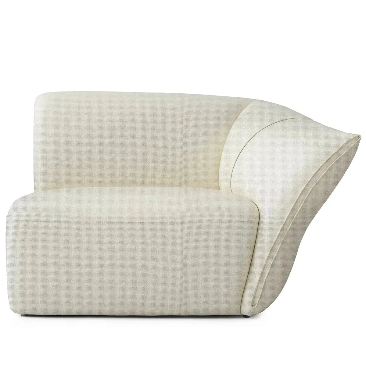 Modern Mixed Weave Fabric Modular Corner 1 Seater Sofa PETALS