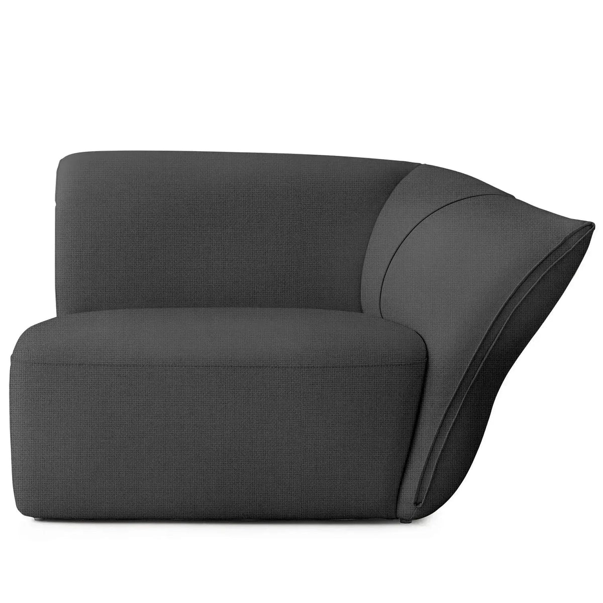Modern Mixed Weave Fabric Modular Corner 1 Seater Sofa PETALS