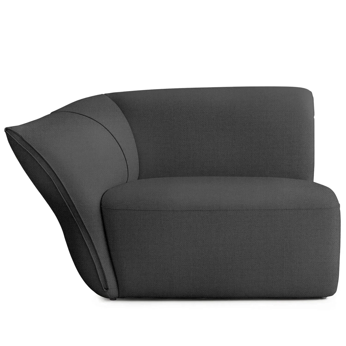 Modern Mixed Weave Fabric Modular Corner 1 Seater Sofa PETALS