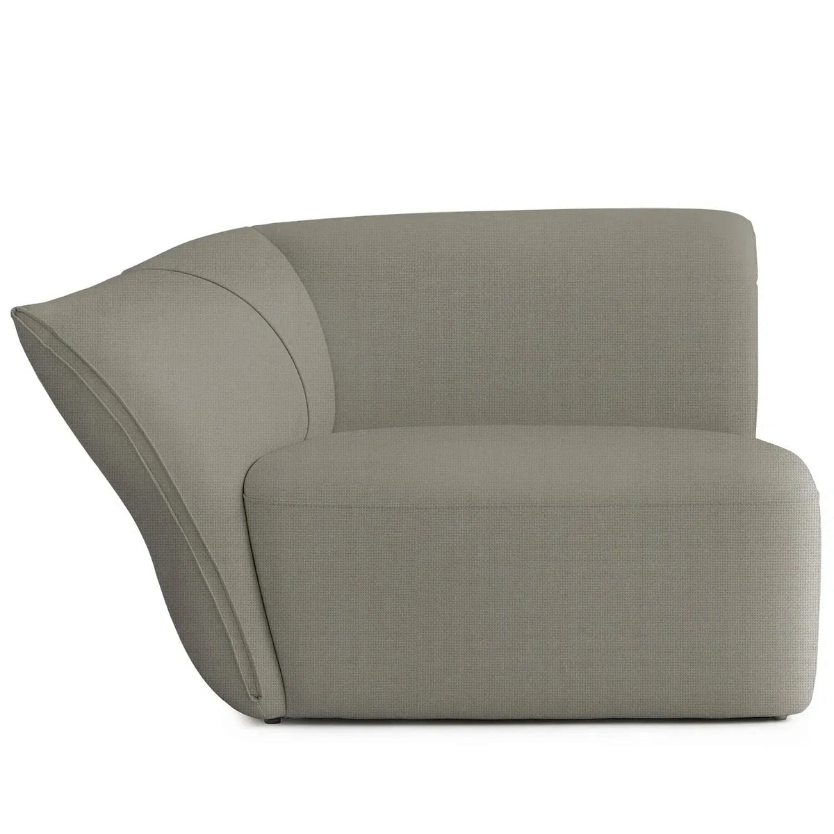 Modern Mixed Weave Fabric Modular Corner 1 Seater Sofa PETALS