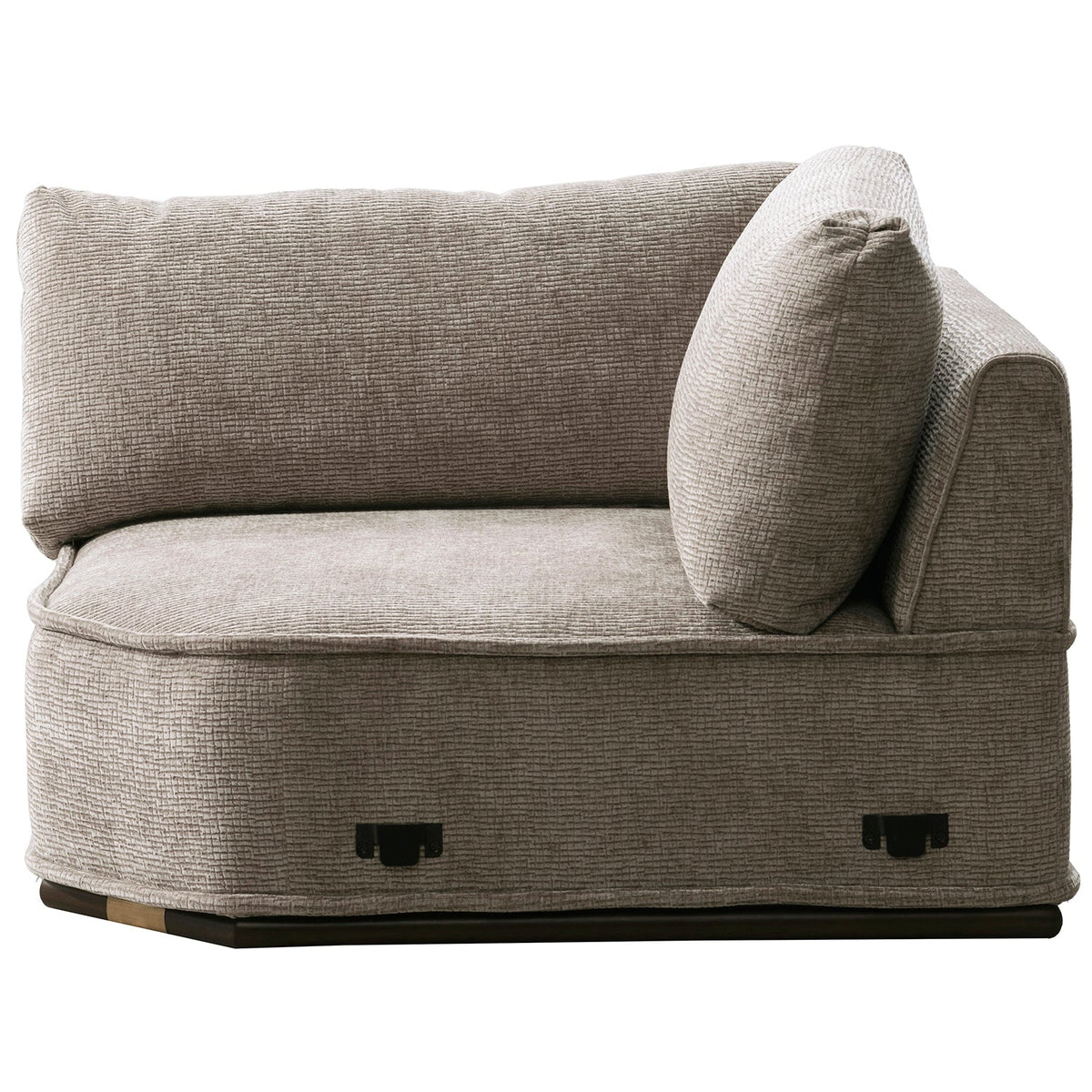 Modern Corduroy Velvet Fabric Modular Joint Connection 1 Seater Sofa CORDY