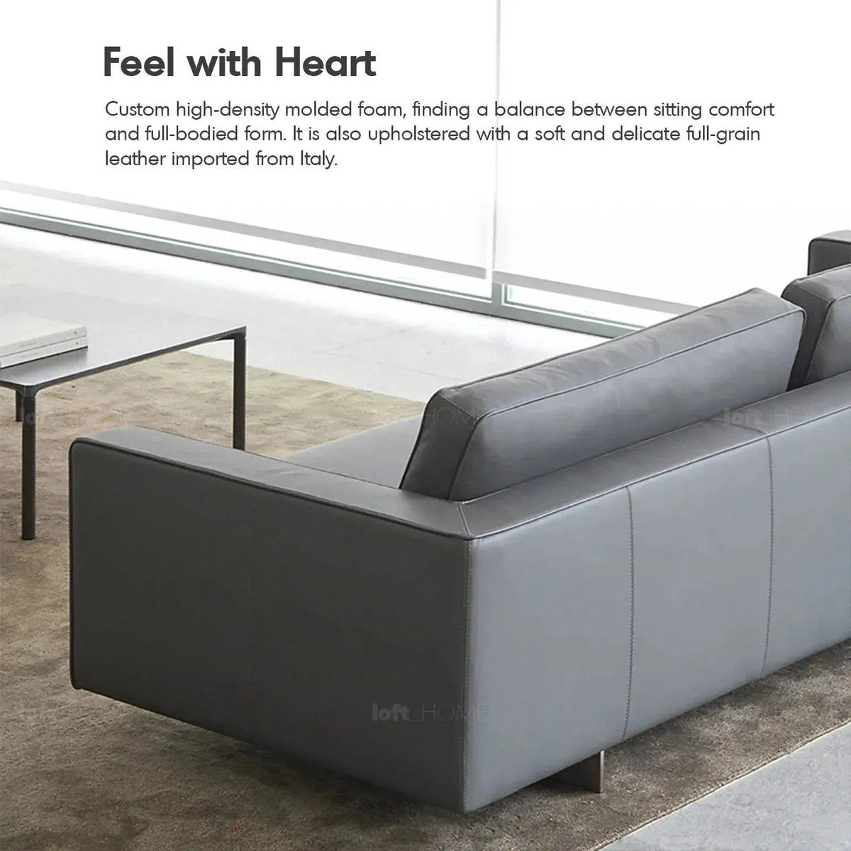 Minimalist Fabric 2 Seater Sofa VEMB