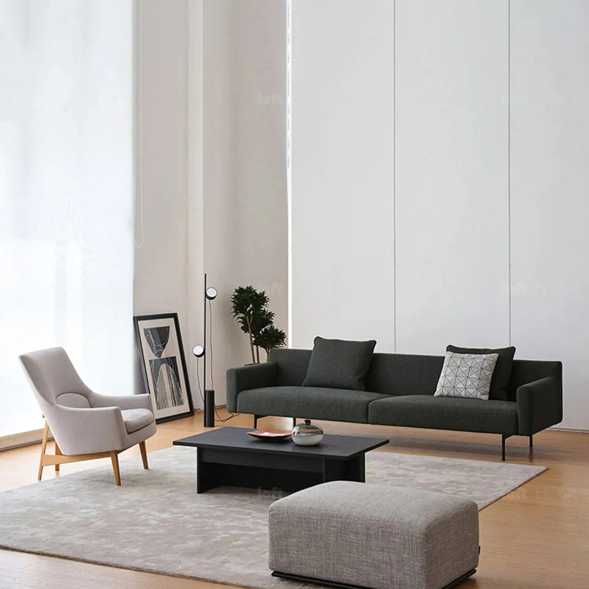 Minimalist Fabric 3.5 Seater Sofa ANN