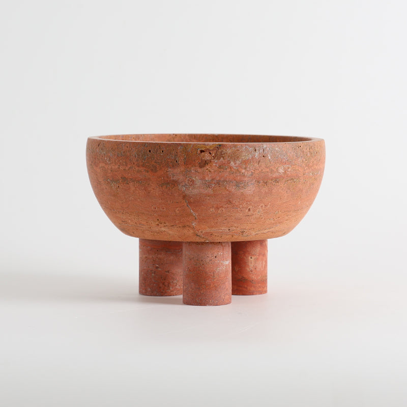 Tuscan Marble Footed Bowl