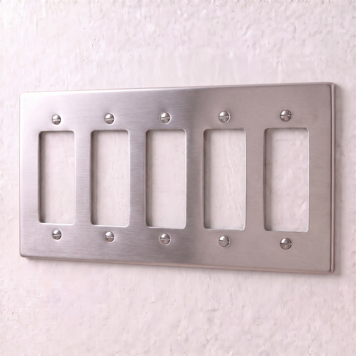 Brass Wall Plate (1-5 Gang)