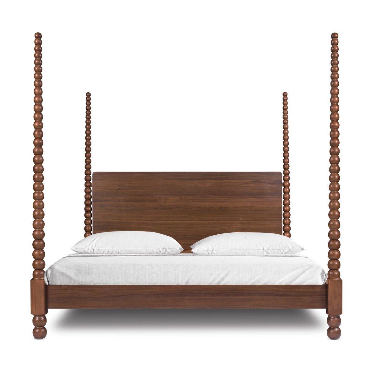 Aberdeen Walnut Bed, King, headboard detail