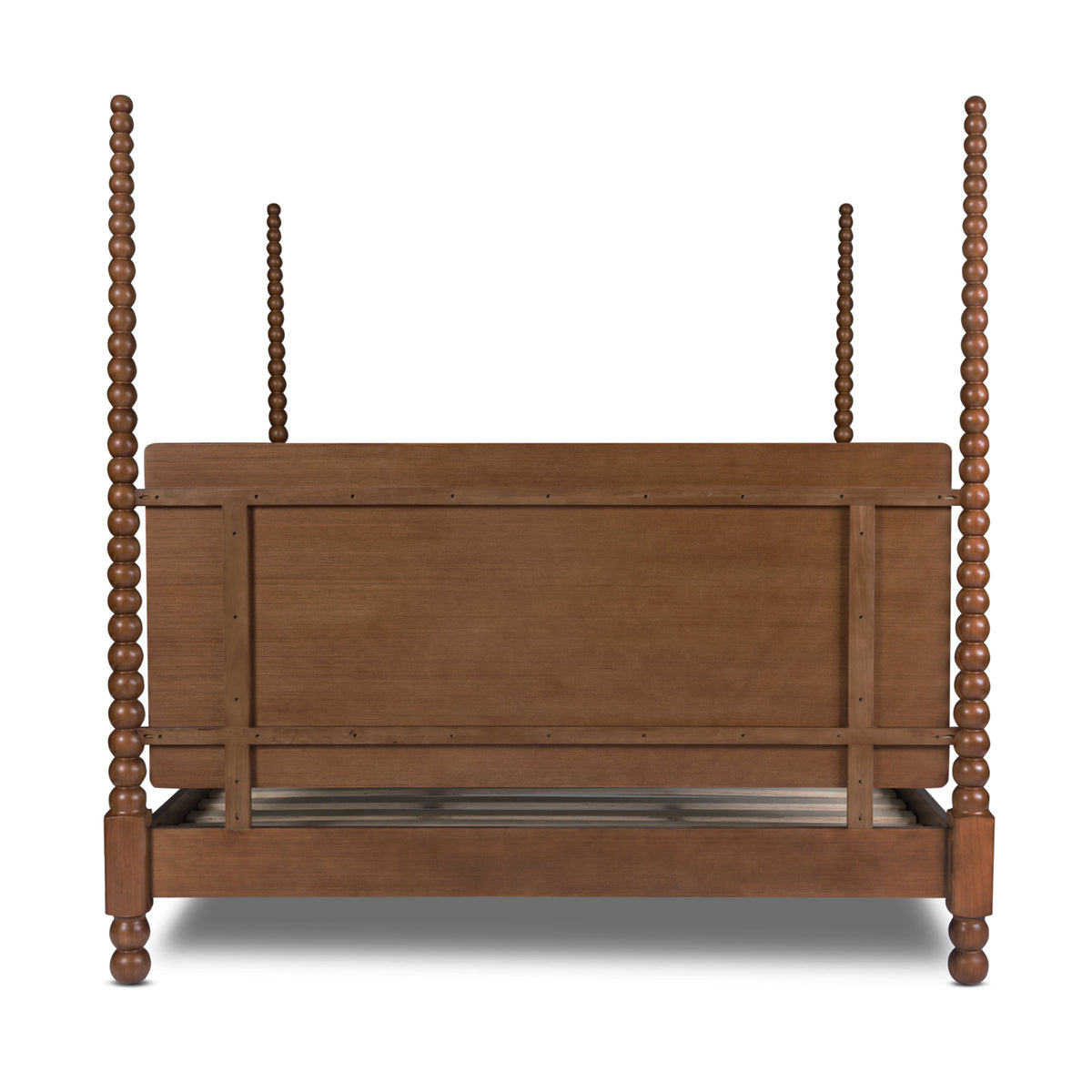 Aberdeen Walnut Bed, King, frame and leg detail
