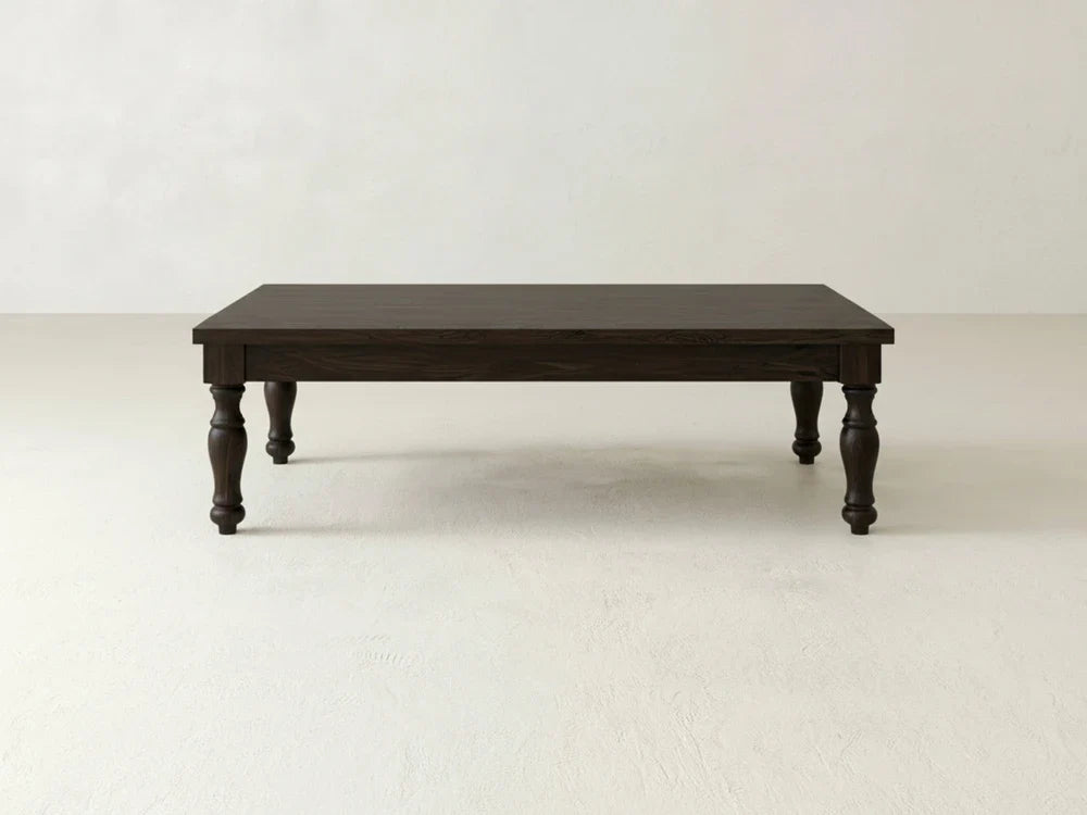 Abigail Coffee Table, espresso, main studio shot