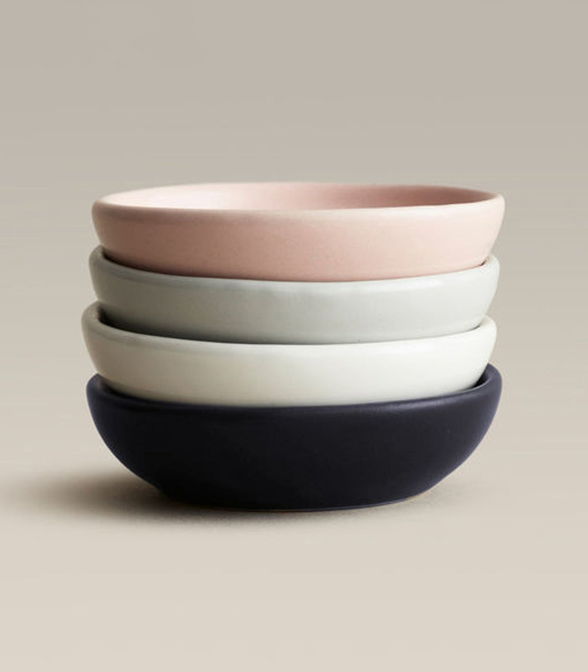 All Day & Night Dishes Stoneware Dip Set, stacked view