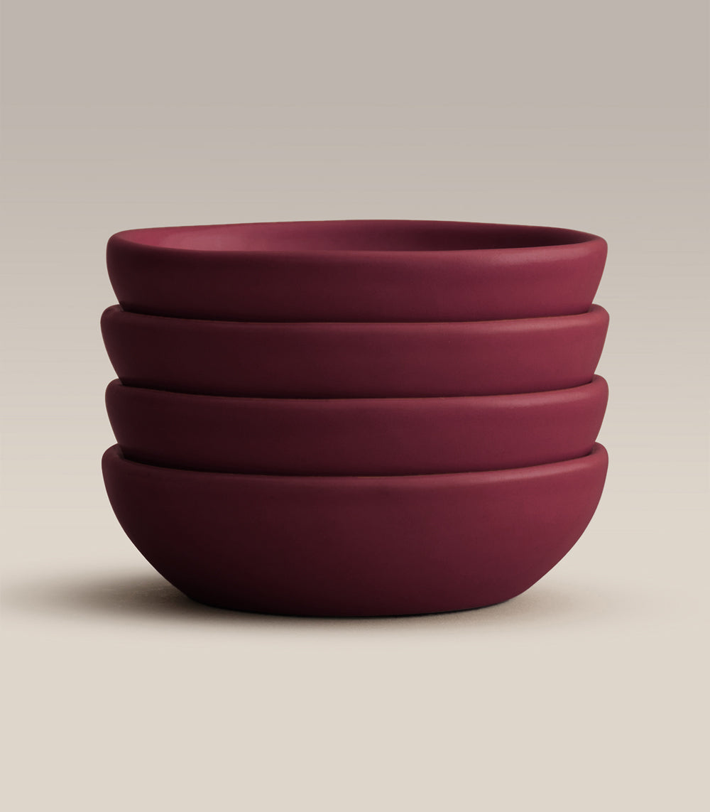 All Day & Night Dishes Stoneware Dip Set, underside detail