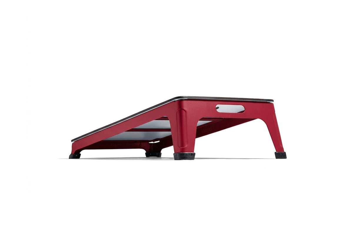 All-Weather Cornhole Set, red, scale reference view
