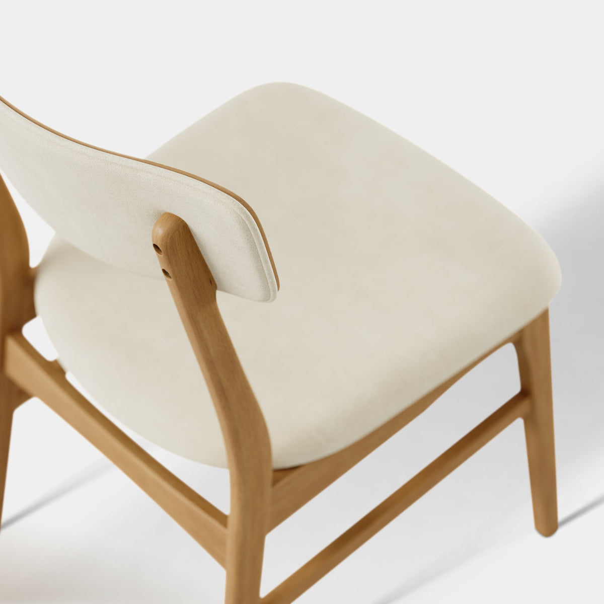 Amara Dining Chair - Beige & Oak
