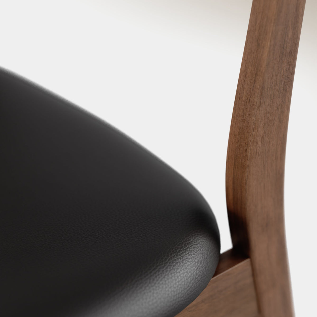 Amara Dining Chair - Black & Walnut