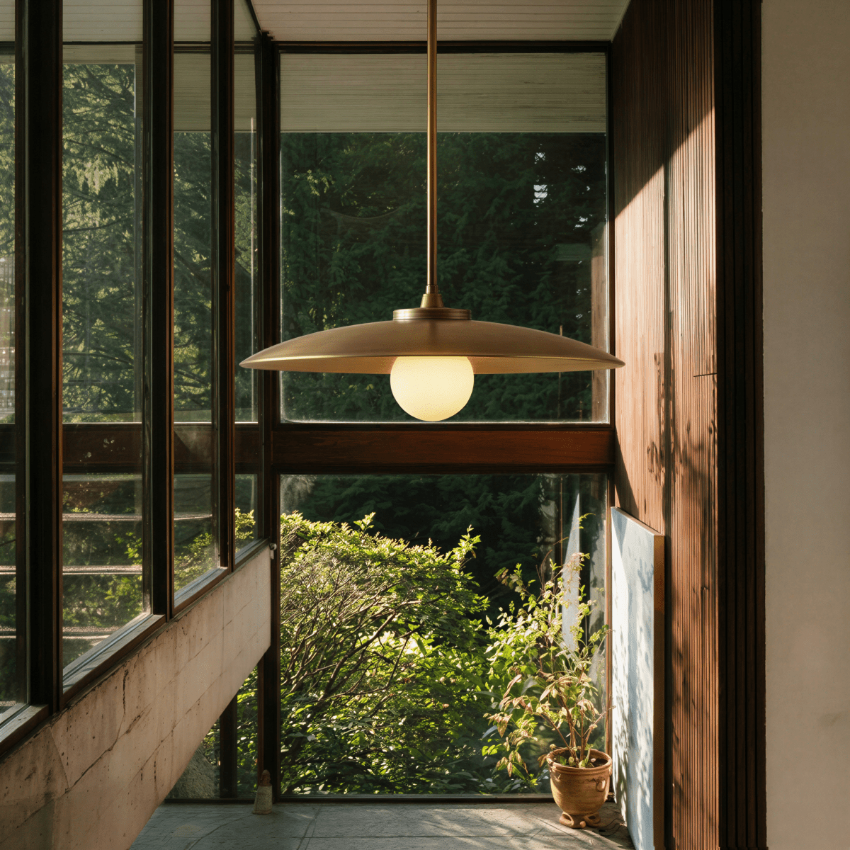 Apsis Metal Pendant Light, second close up of the finish and material