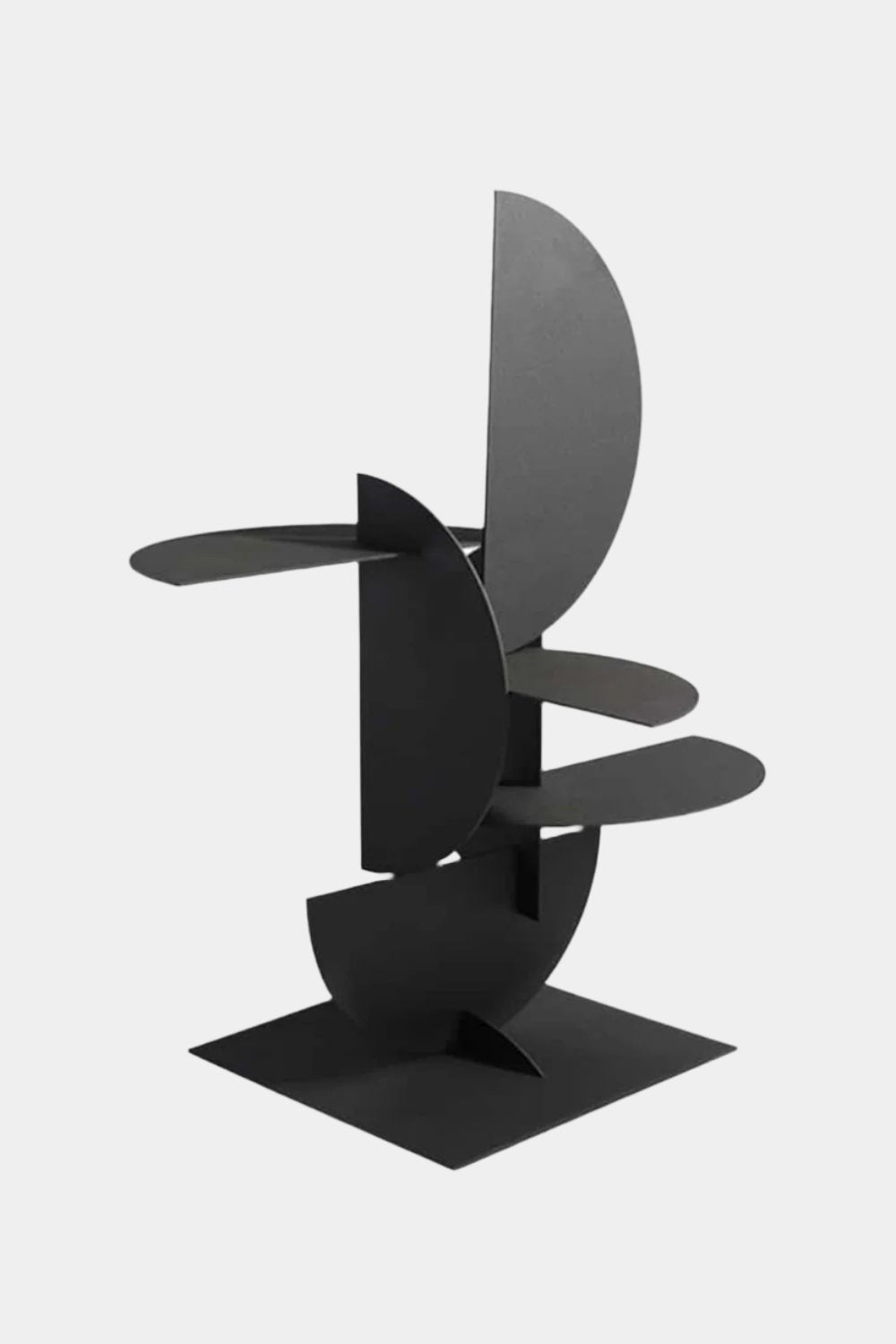 Arc Abstract Metal Sculpture, full front view