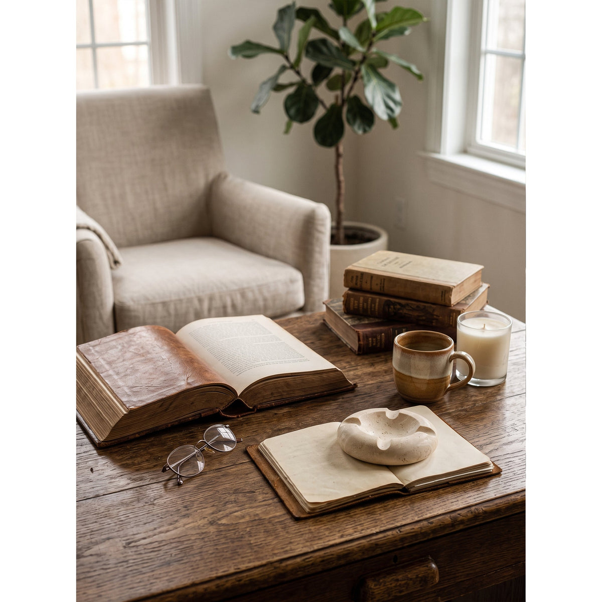 Aria Catch-all Tray, paired with a second piece