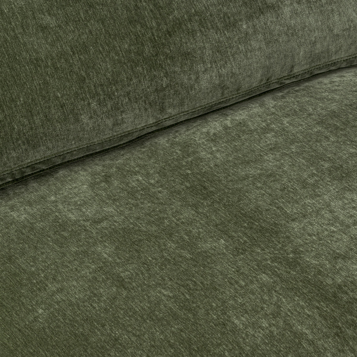 Aspen 4-Seat Modular Sectional in Sagano Green, modular layout seen from above