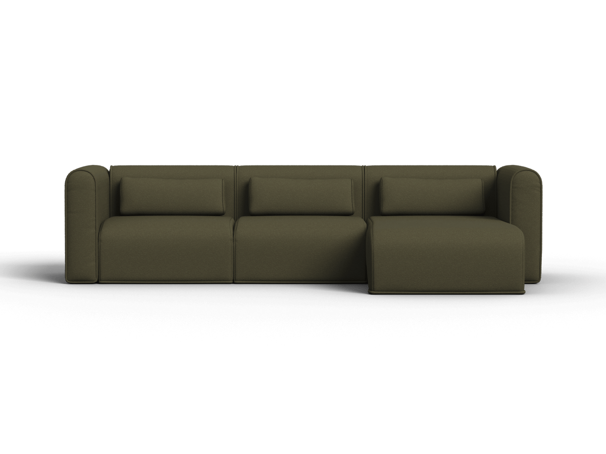 Bangalow Modular Chaise Sofa, seat and cushion detail