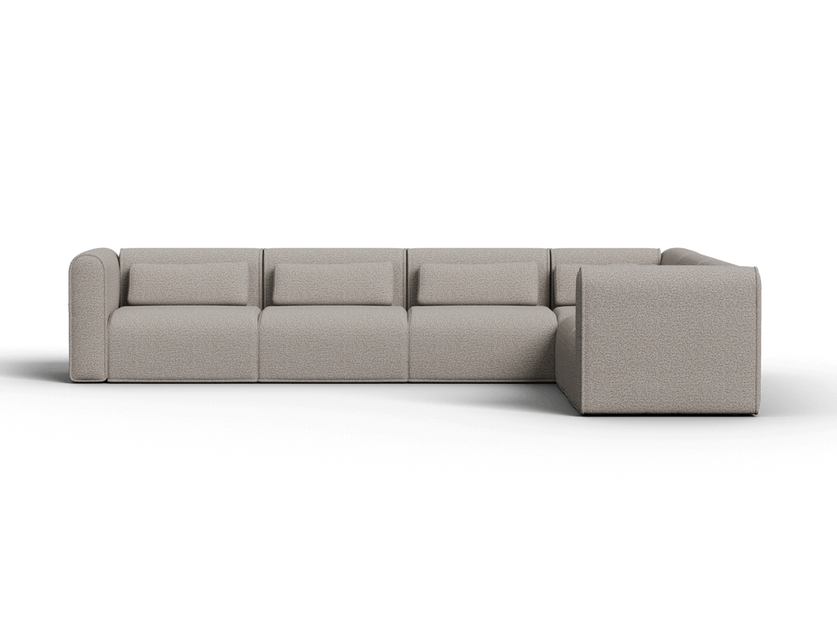 Bangalow Modular Corner Sofa, upholstery weave close up
