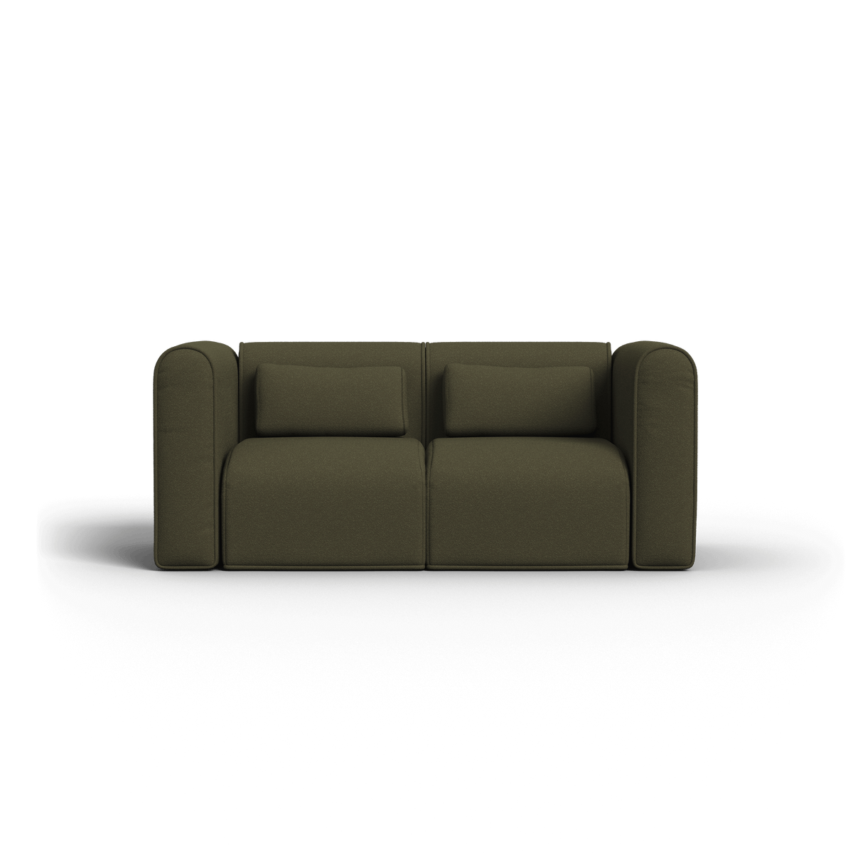 Bangalow Modular Sofa, styled in a living room