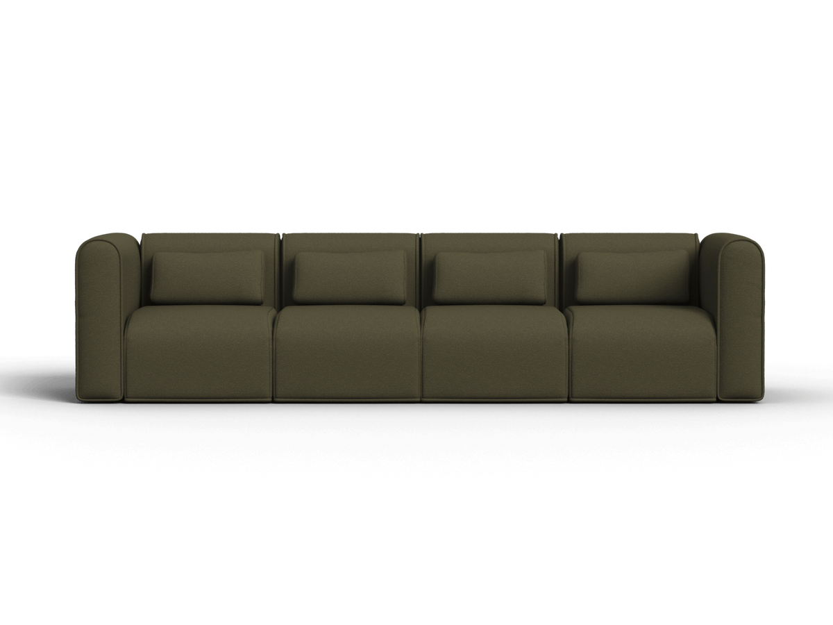 Bangalow Modular Sofa, second arm and corner detail
