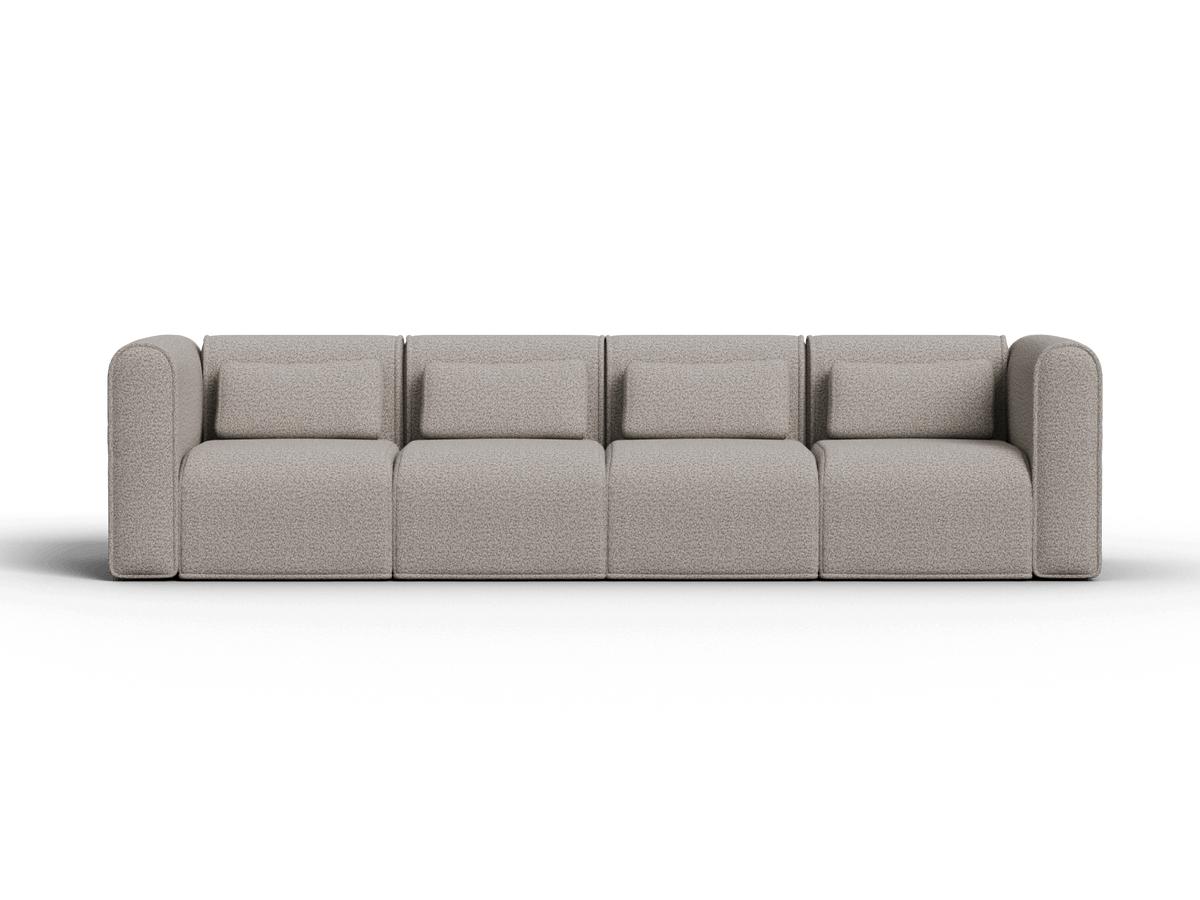 Bangalow Modular Sofa, second angled three quarter view