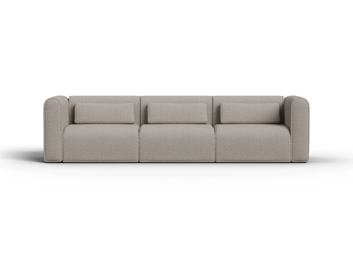 Bangalow Modular Sofa, arm and corner detail