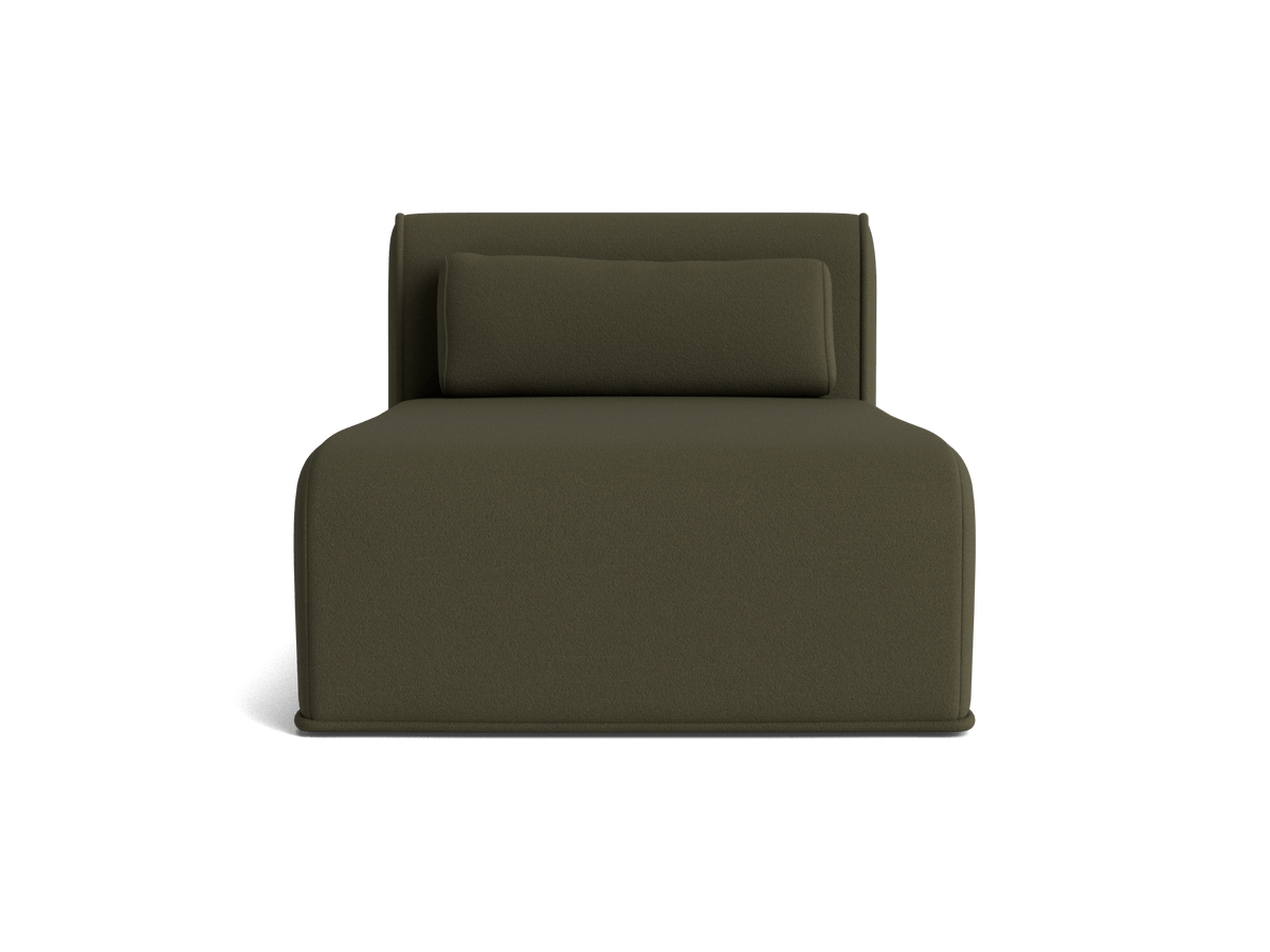 Bangalow Modular Sofa Module, greenwattle, seat and cushion detail