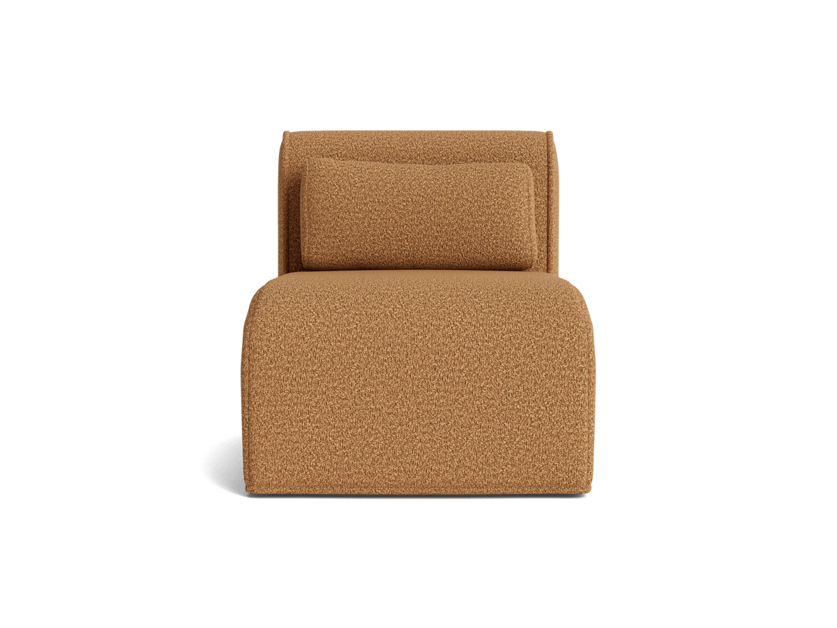 Bangalow Modular Sofa Module, styled with cushions