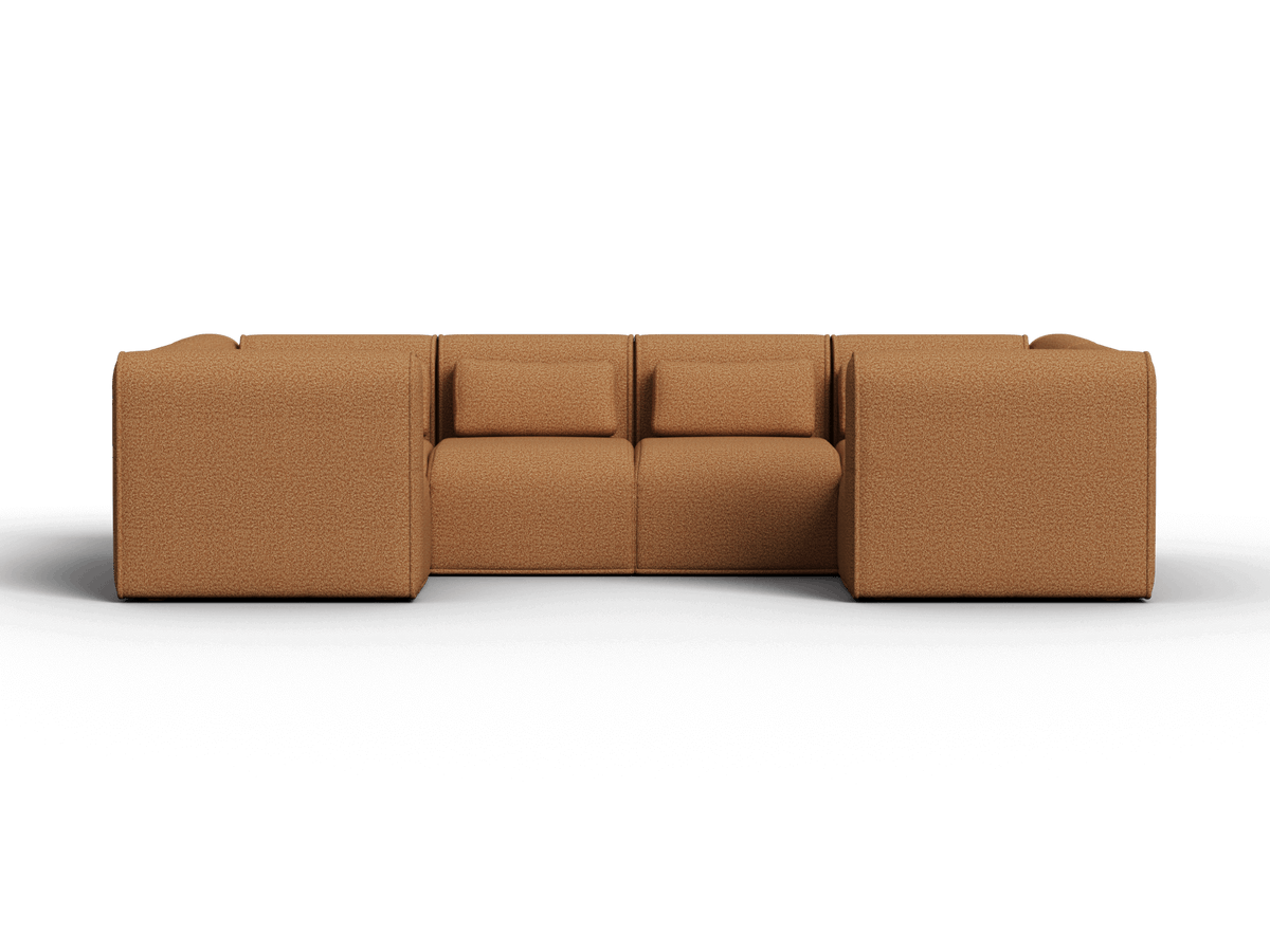 Bangalow Modular U-Shape Sofa, second back and frame view