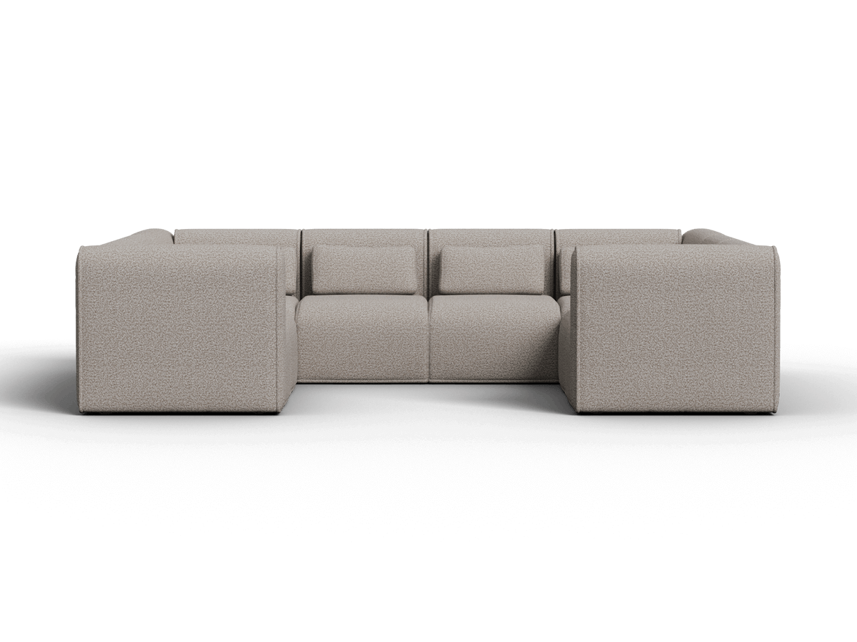 Bangalow Modular U-Shape Sofa, second angled three quarter view