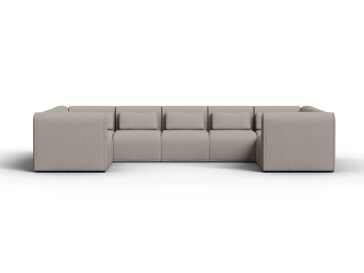 Bangalow Modular U-Shape Sofa, seat and cushion detail 2