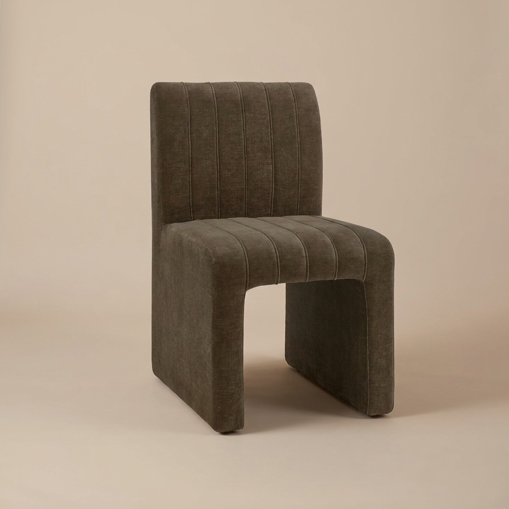 Basel Dining Chair, green finish