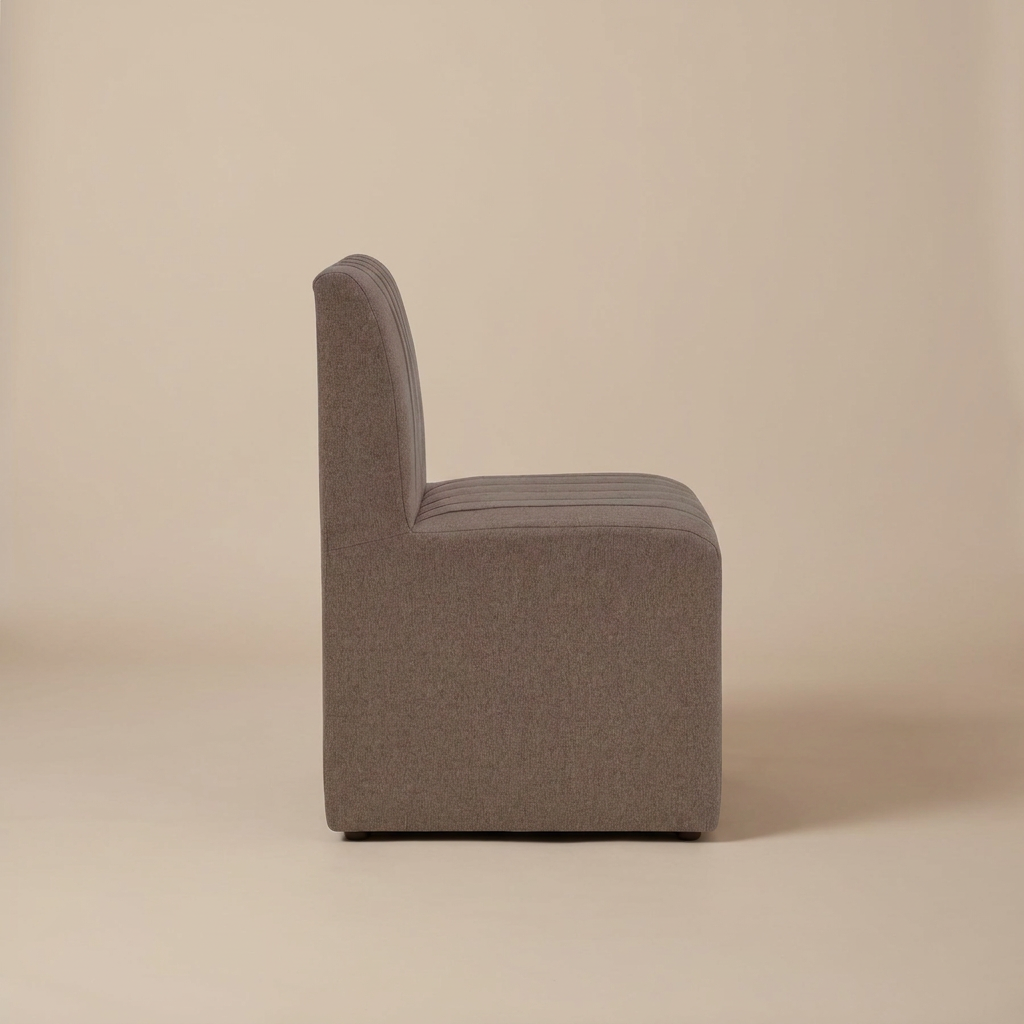 Basel Dining Chair, seat and backrest detail