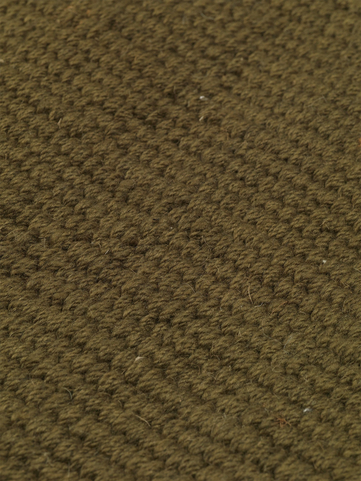 Block Jute Runner, Olive/Natural, corner and edge detail
