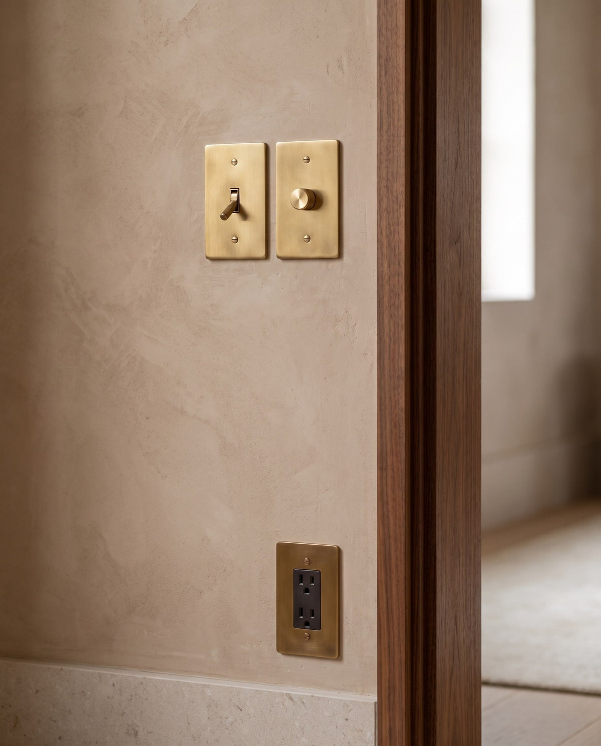 Brass Electrical Sample Kit, full fitting view